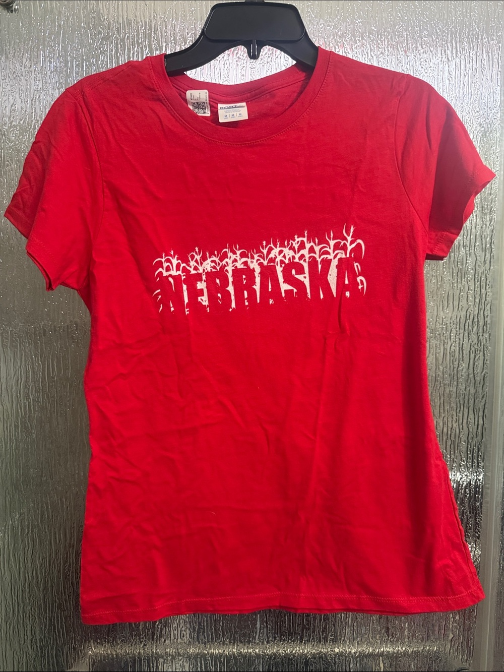 Port and Company Women's Red Nebraska Short Sleeve Tee